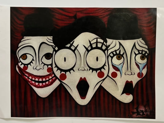 Clown Chorus Print